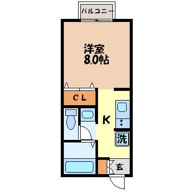 エーデルハイム吉村　Ⅰ 間取り