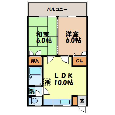 コスミハイツ 間取り