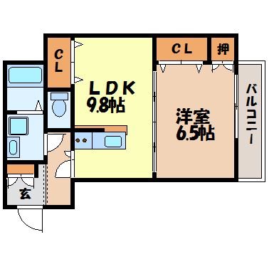 ショコラ城山台 間取り
