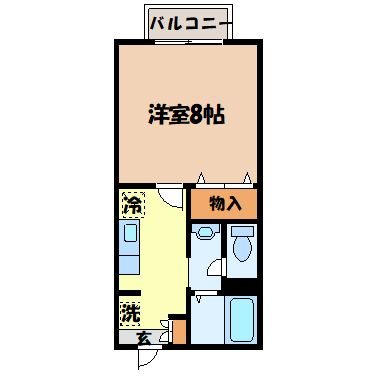 スカイコートまなび野 間取り