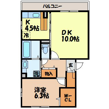 クレストヴィラ（矢上町） 間取り