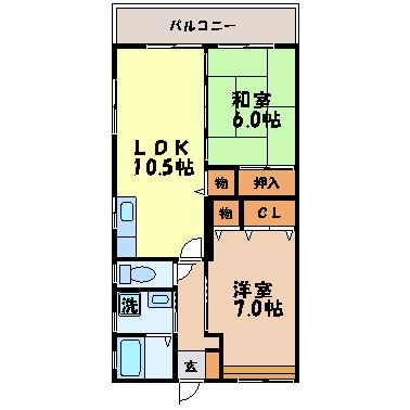 ハイツリブレ 間取り