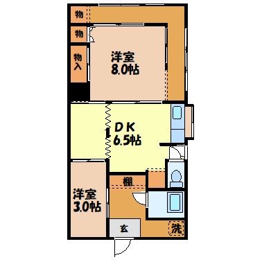 インプルーブ稲佐 間取り