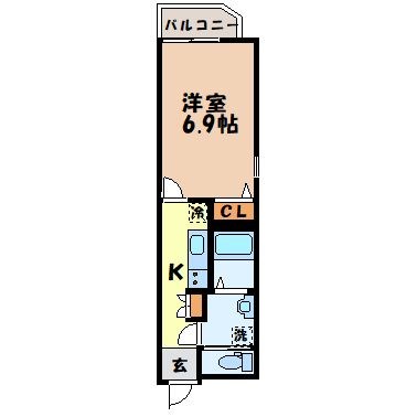 セントラルパーク賑（賑町） 間取り