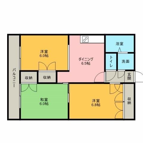 エクセルハイツ 間取り
