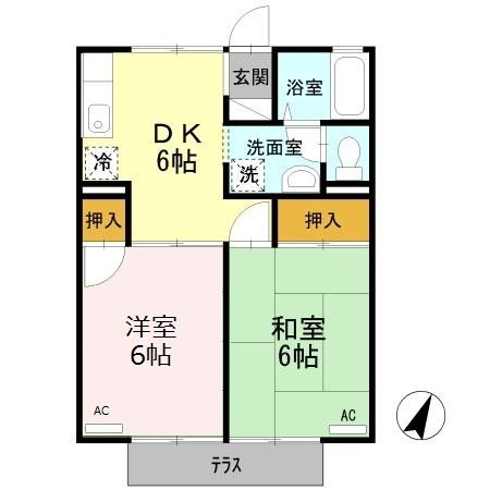 プレジール橘 間取り