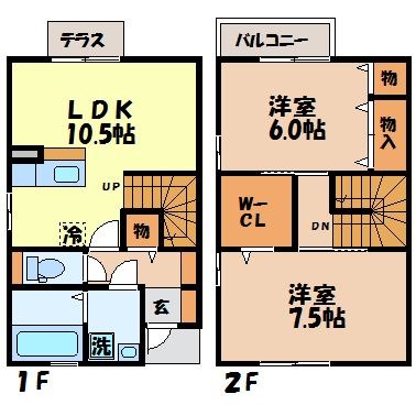 クレアールｉ（平間町） 間取り