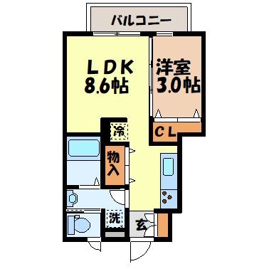 アヴニールA棟 間取り