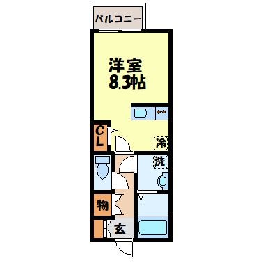 アヴニールB棟 間取り