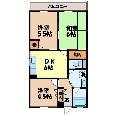 椿谷ビル（稲佐町） 間取り