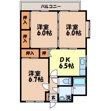 エトワール土手 間取り