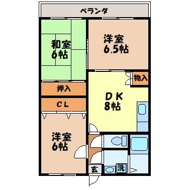 サンヒルズ吉田 間取り