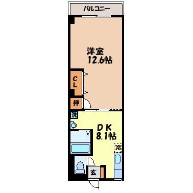 コーポラスハーモニー 間取り