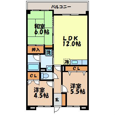 ラポール青山（青山町） 間取り