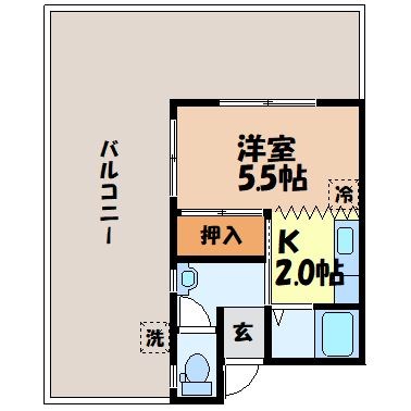ハイツ椿坂 間取り
