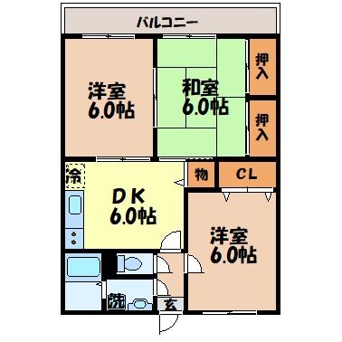 スカイヒルズ吉村 間取り