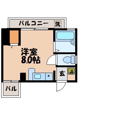 フローネ橋口 間取り