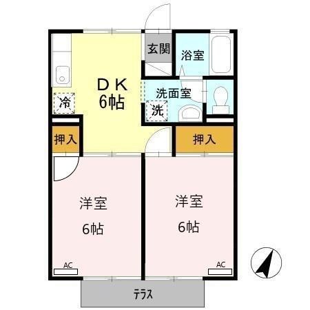 プレジール橘 間取り