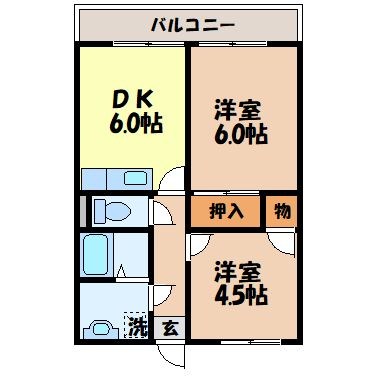 ウェル中島 間取り
