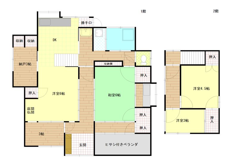 稲佐町貸家 間取り
