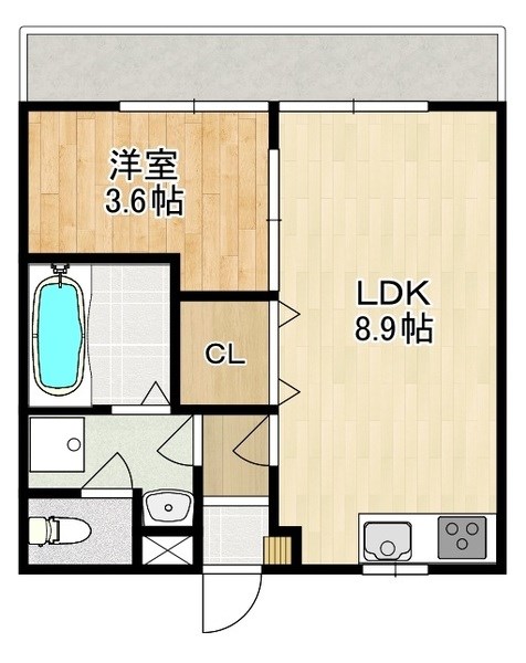 MODERN PALAZZO J-BLUE（小菅町） 間取り
