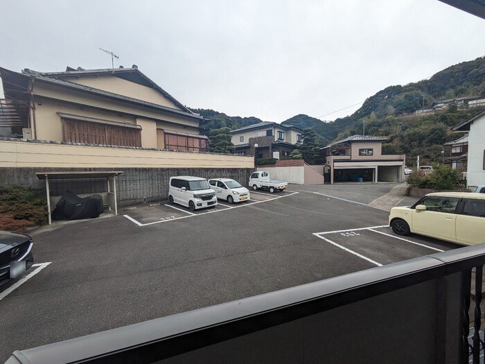 ウィルモアおびた ベランダ