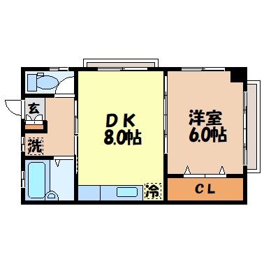 シャトー永橋 間取り