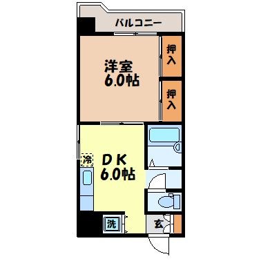 キャスティール五島町 間取り