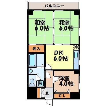 キャスティール五島町 間取り