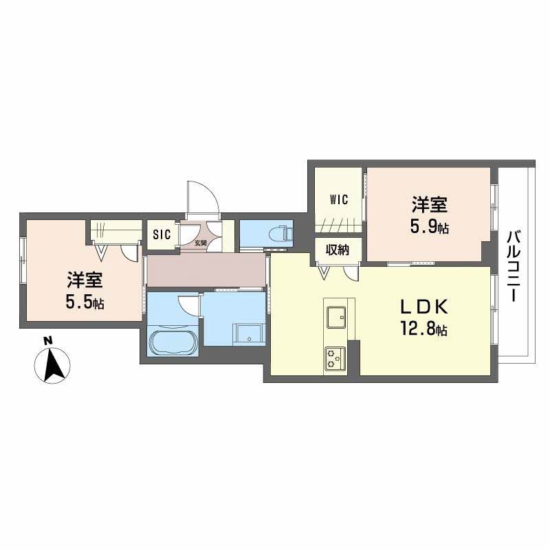 シャーメゾン上野 間取り