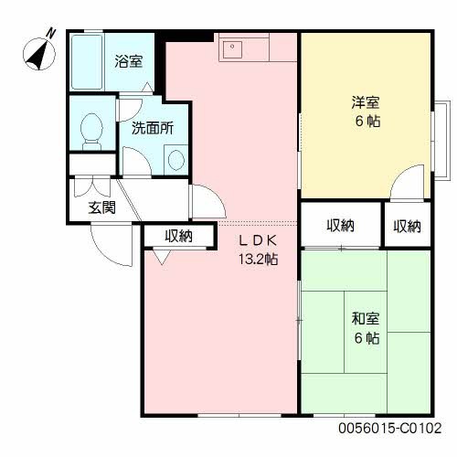 ディアス藤下　C棟 間取り