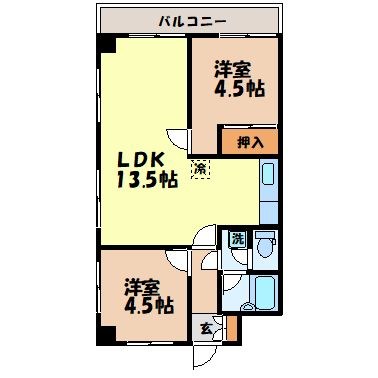 トーカンマンション五島町 間取り