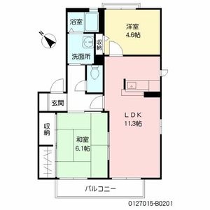 バリュージュRYO　B棟 間取り