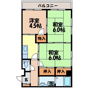 サントスハイツ 間取り