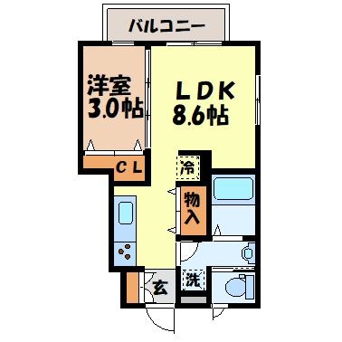 アヴニールA棟 間取り