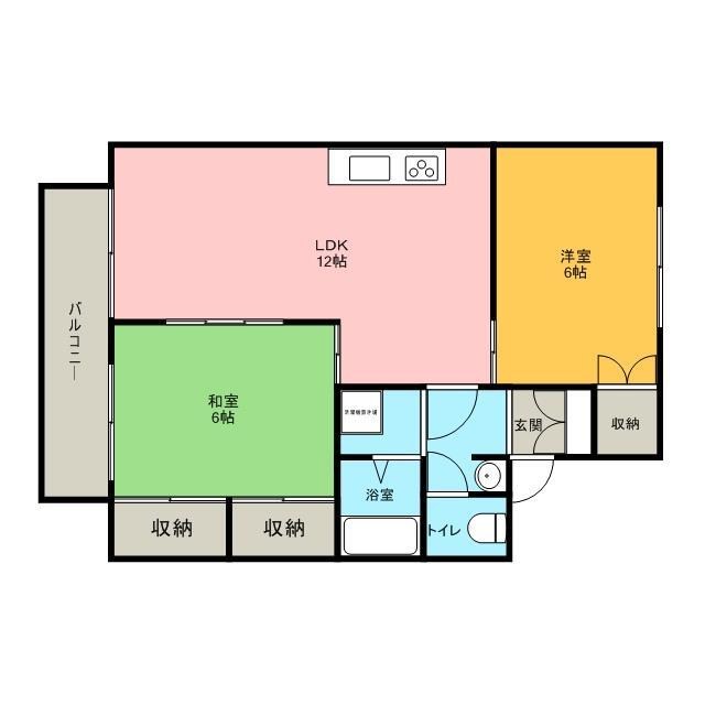 セジュール中村 間取り