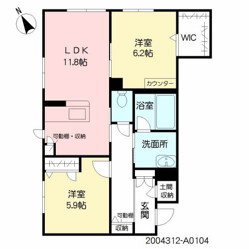 ALSTROMERIA 間取り