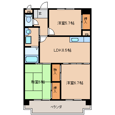 第二祥栄ビル 間取り