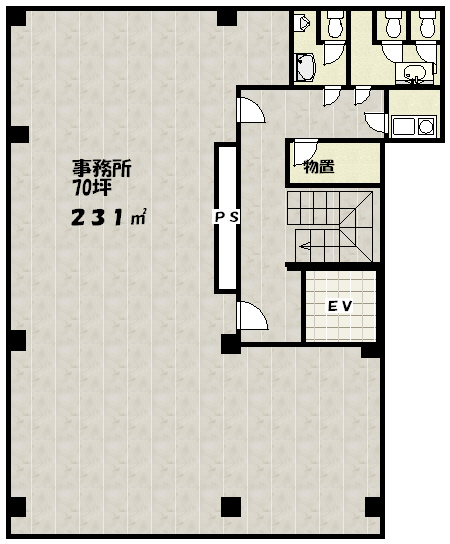 東池ビル  間取り