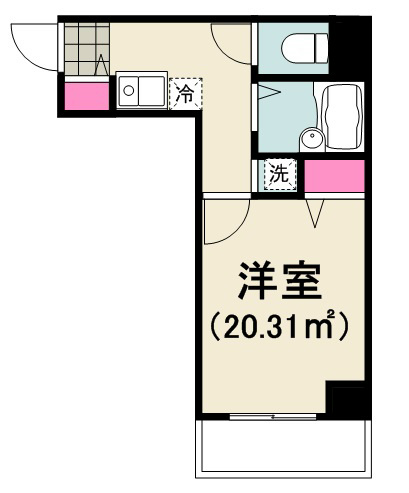 ルミエール 905号室 間取り