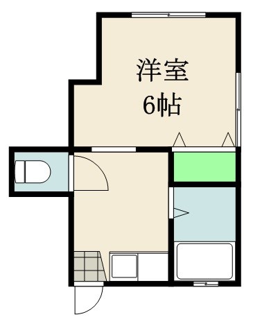 トップアイランドC 105号室 間取り