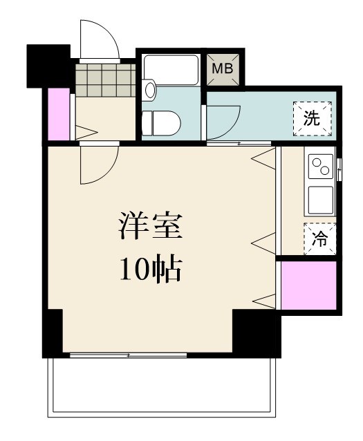 ラポール本蓮沼駅前 401号室 間取り