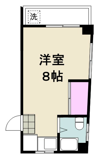メゾンドール新宿 303号室 間取り