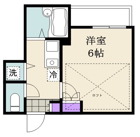 メゾンアール 202号室 間取り
