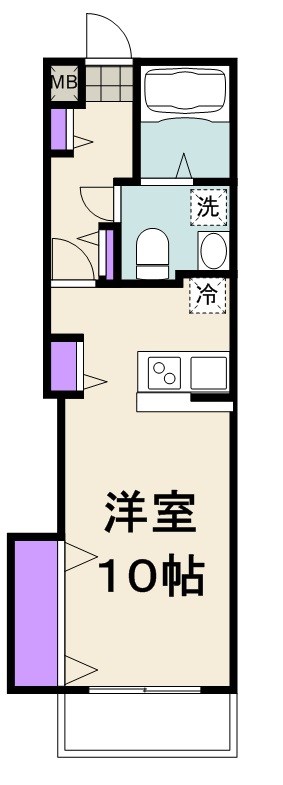 TKフラッツ草加 間取り
