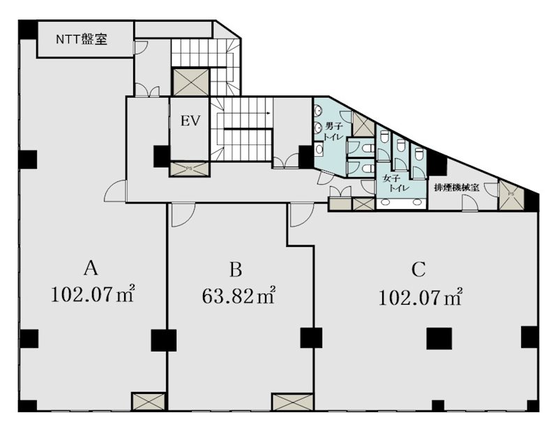 同栄新宿ビル 003B号室 間取り