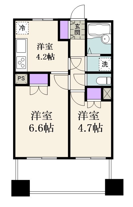 西船橋駅前パーク・ホームズ 間取り図