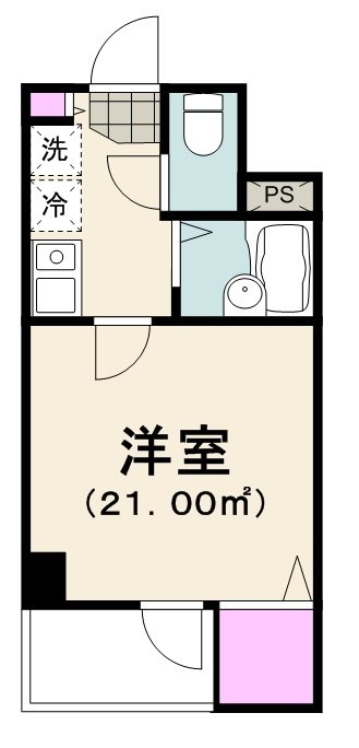 ルミエール 402号室 間取り