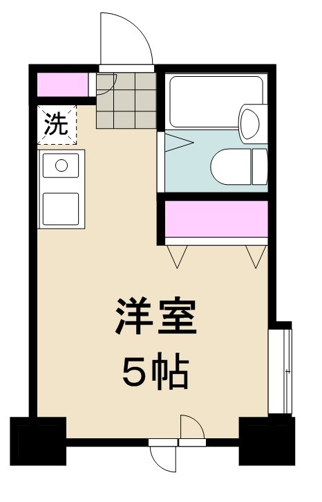 パレス清澄 305号室 間取り