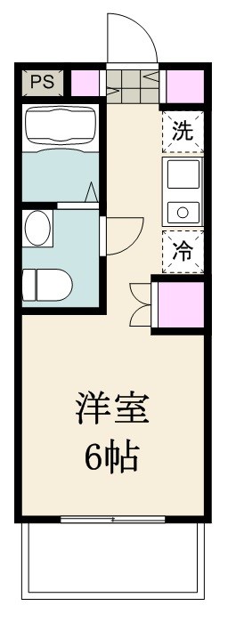 パレス清澄 202号室 間取り